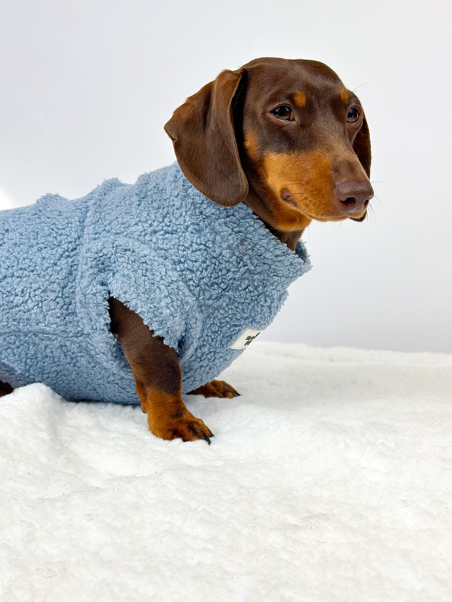 Teddy Fleece - Dusky Blue