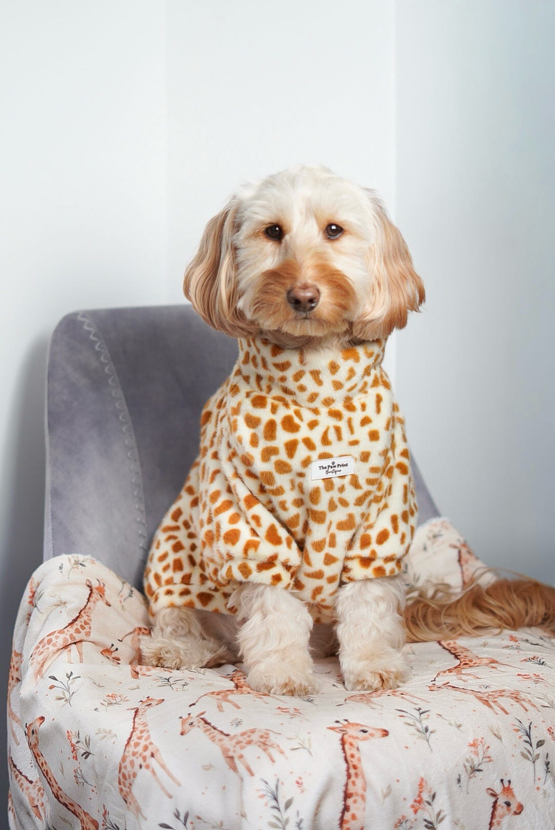 The Giraffe Print Fluffy & Fabulous Fleece
