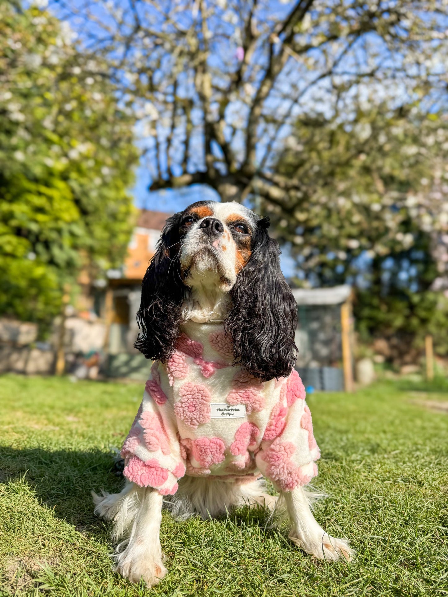 The Peony Pink Floral Fleece