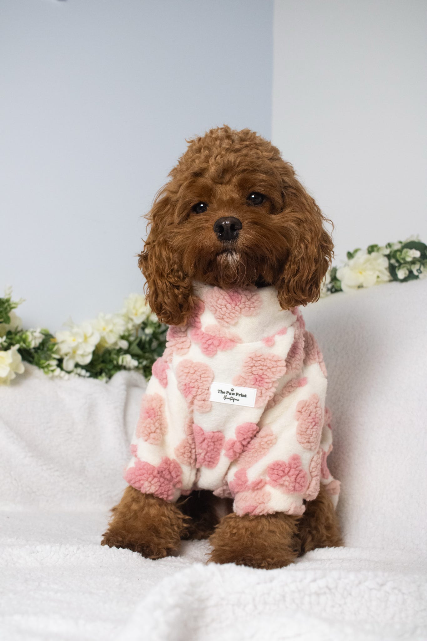 The Peony Pink Floral Fleece