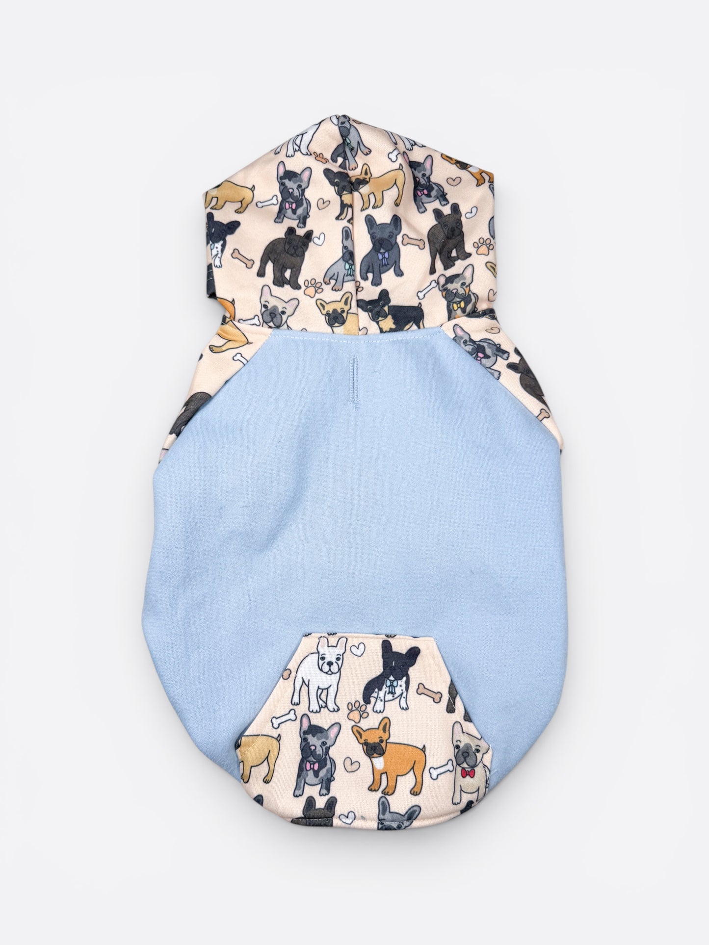 The French Bulldog Hoodie (Blue)