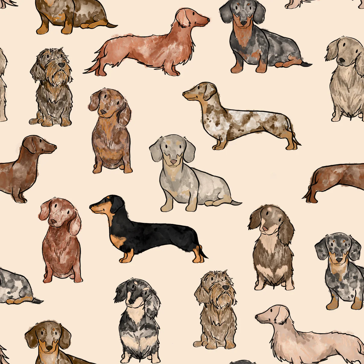 The Dachshund Dog Walking Bag