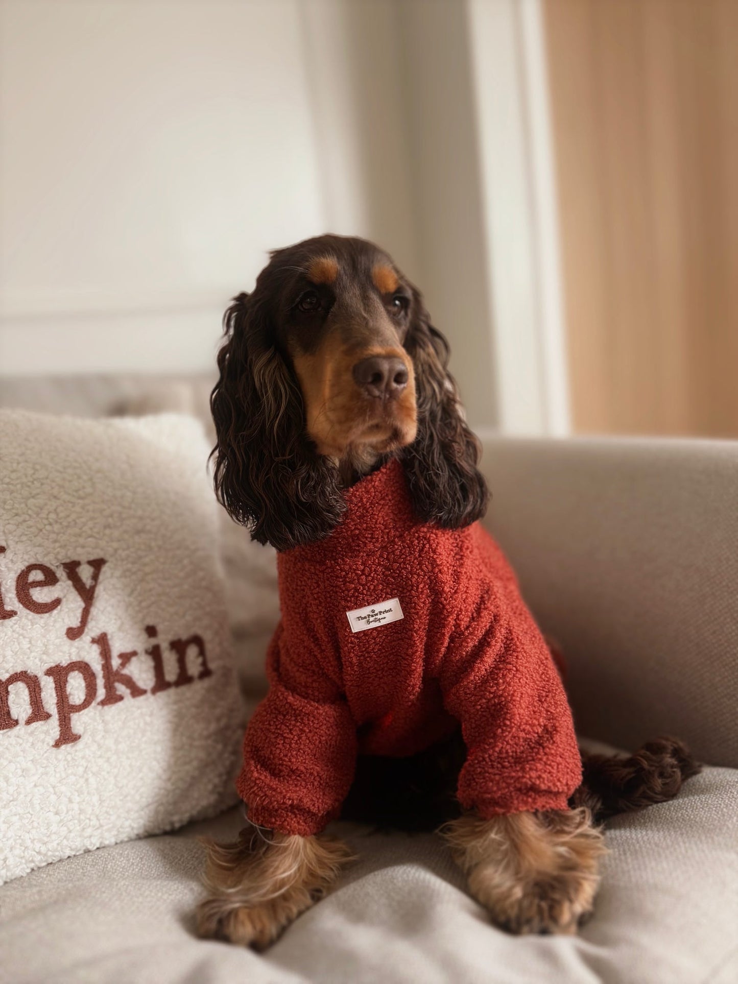 Teddy Fleece - Burnt Orange