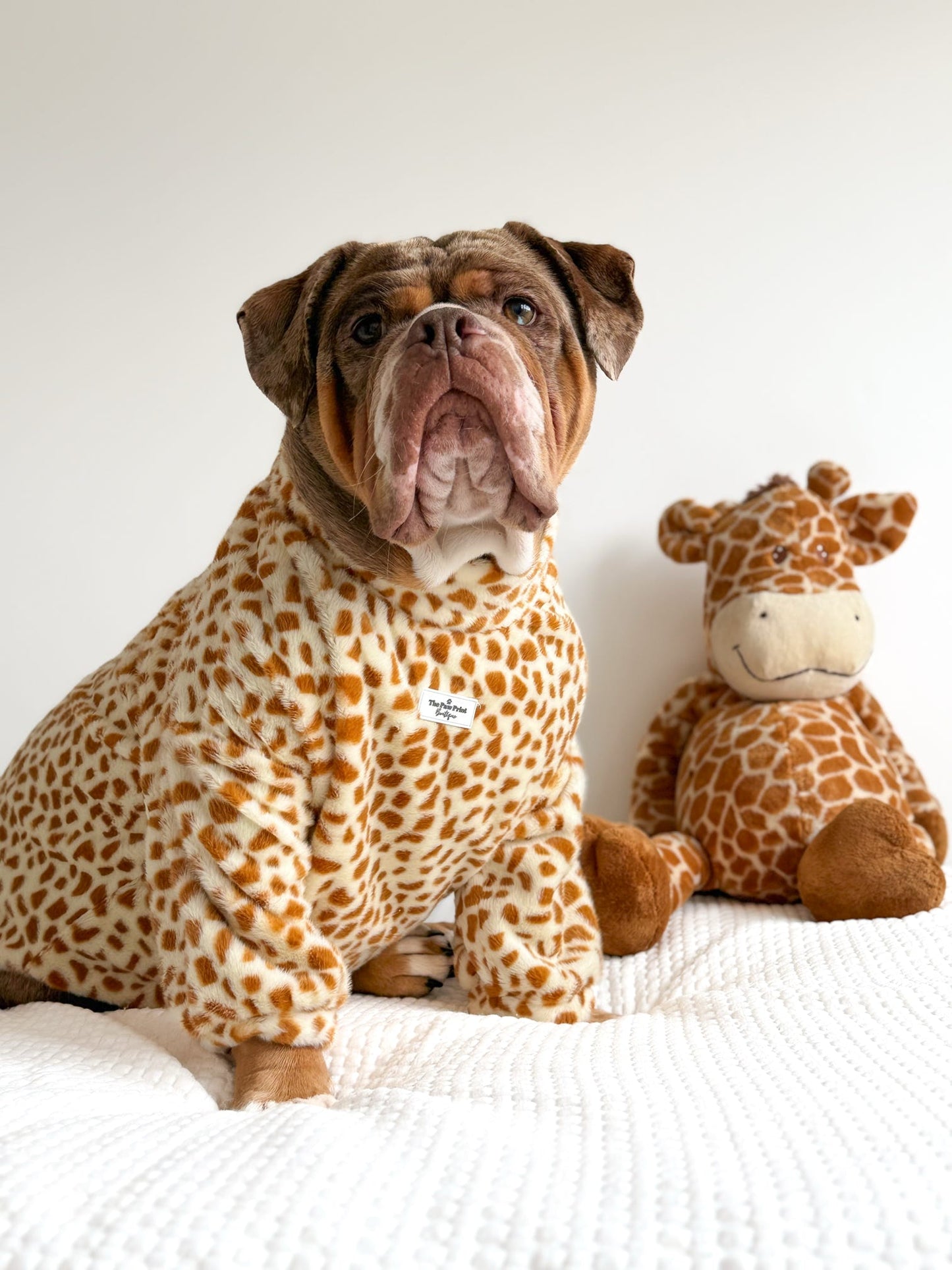 The Giraffe Print Fluffy & Fabulous Fleece