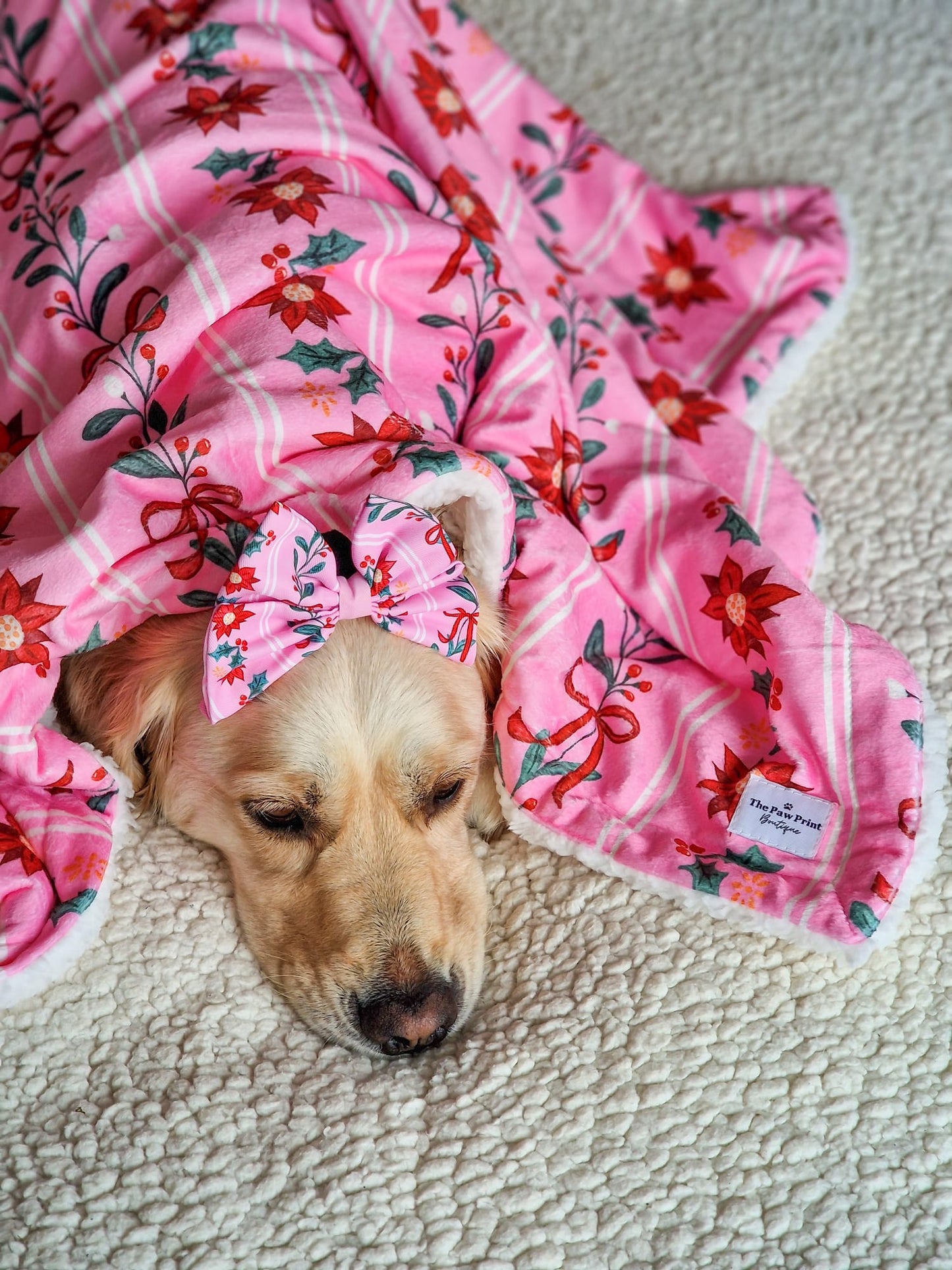 Merry Pinkmas Bow Tie