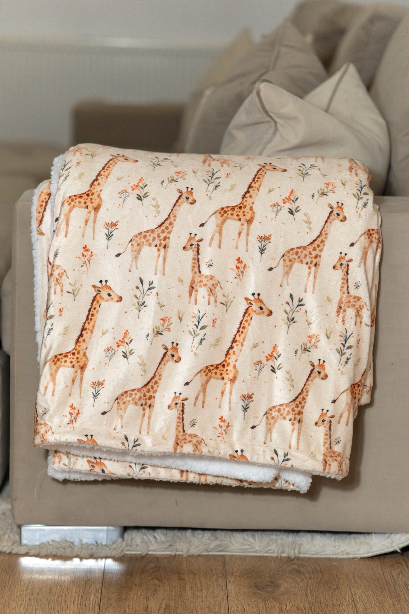 The Graceful Giraffe Human Blanket