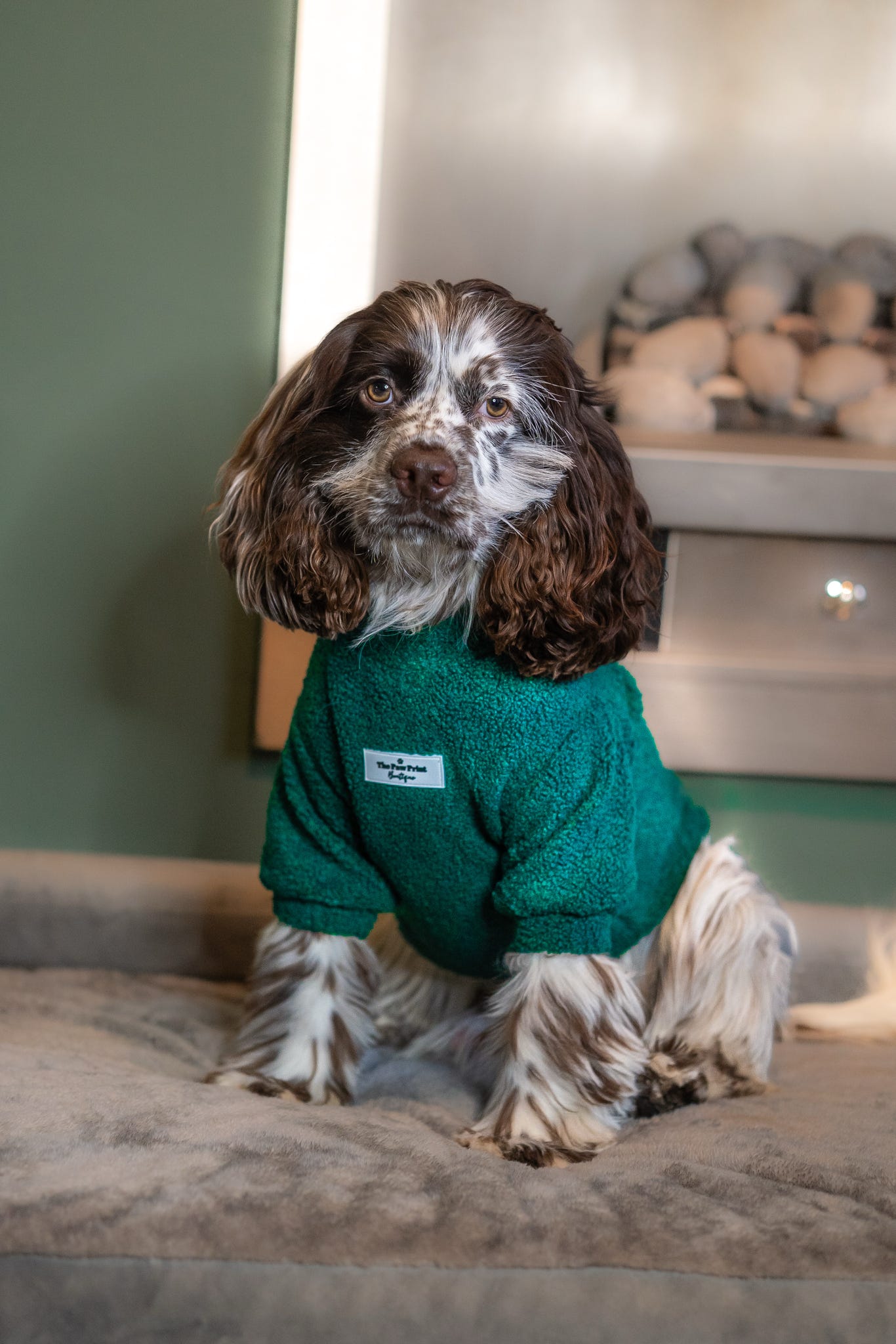 Teddy Fleece - Forest Green