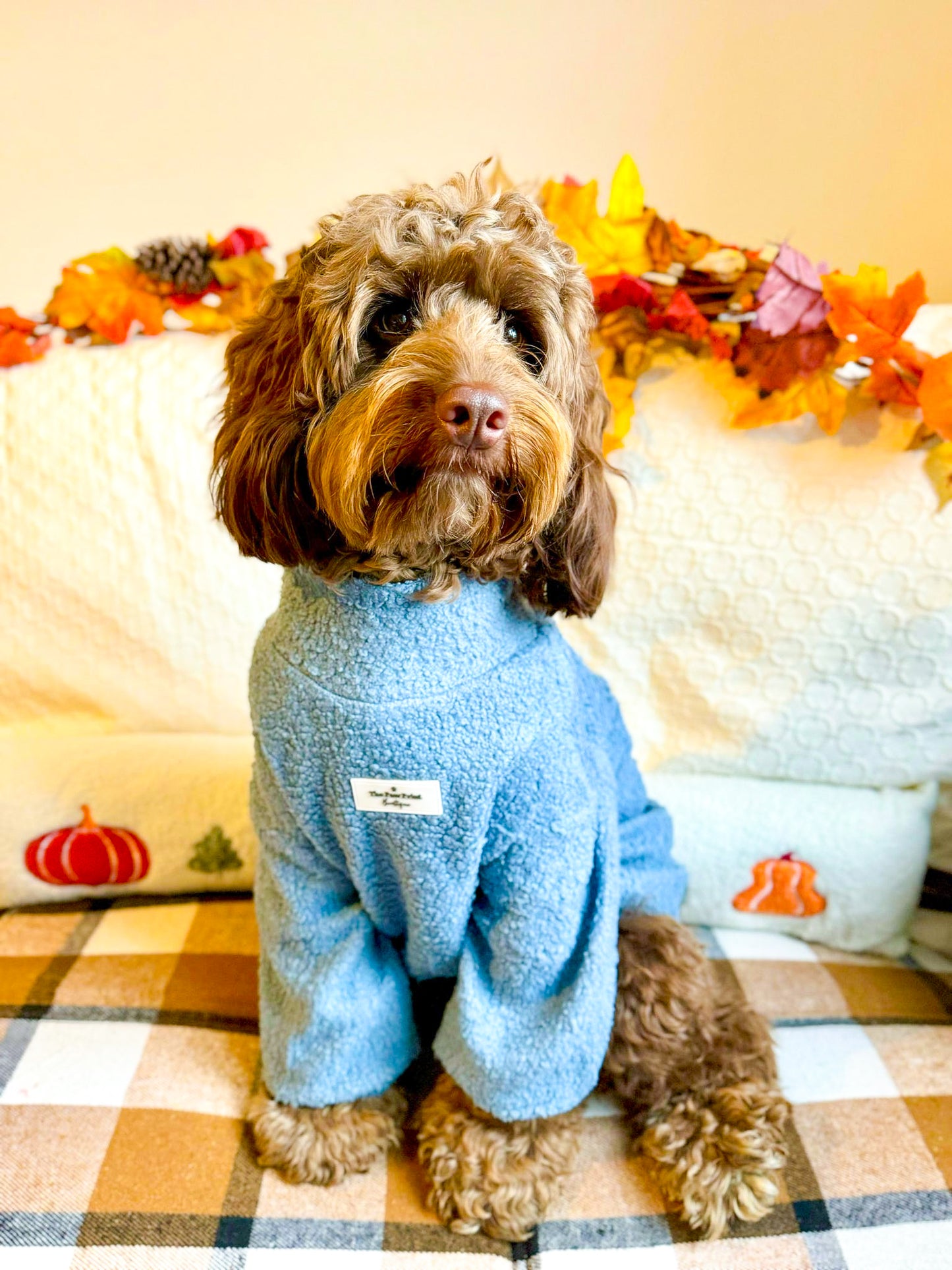Teddy Fleece - Dusky Blue
