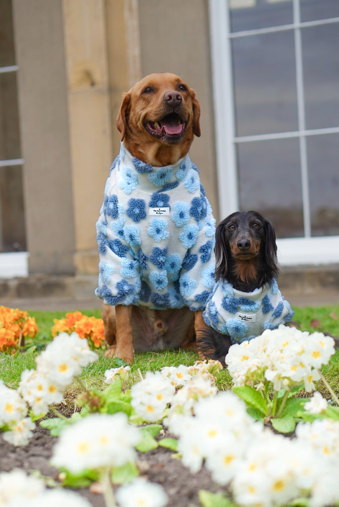 The Bluebell Blue Floral Fleece