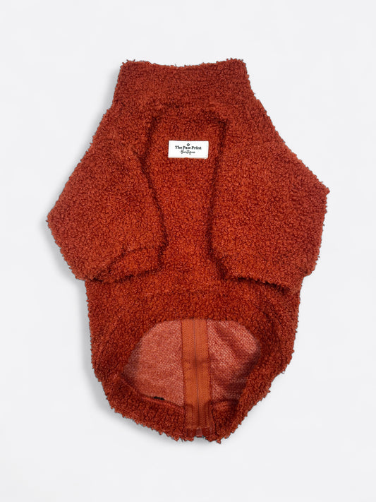 Teddy Fleece - Burnt Orange