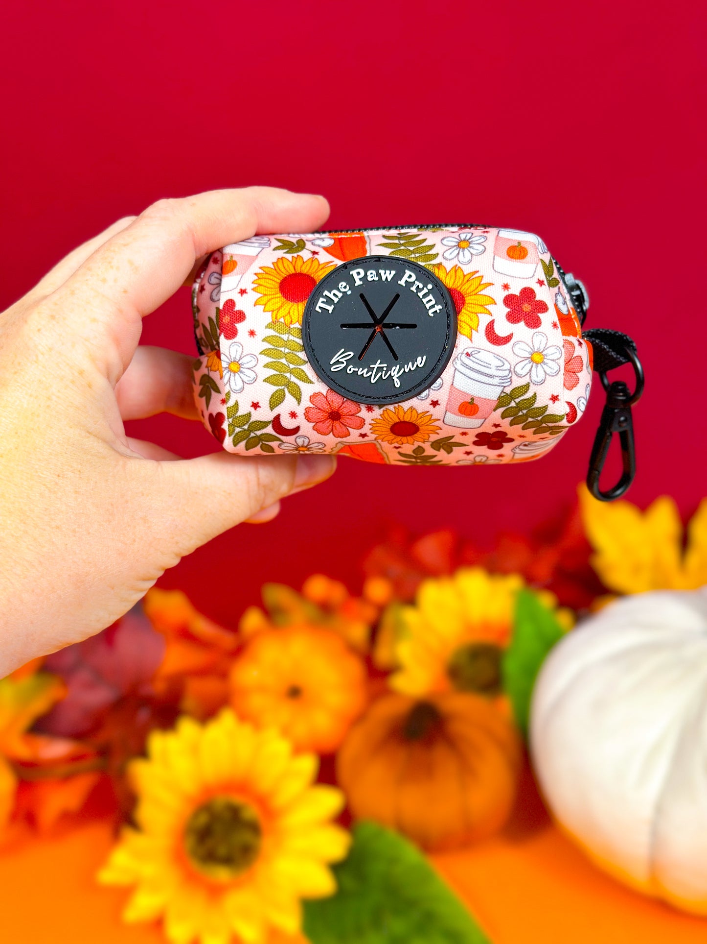 The Pumpkin Pie Poo Bag Holder