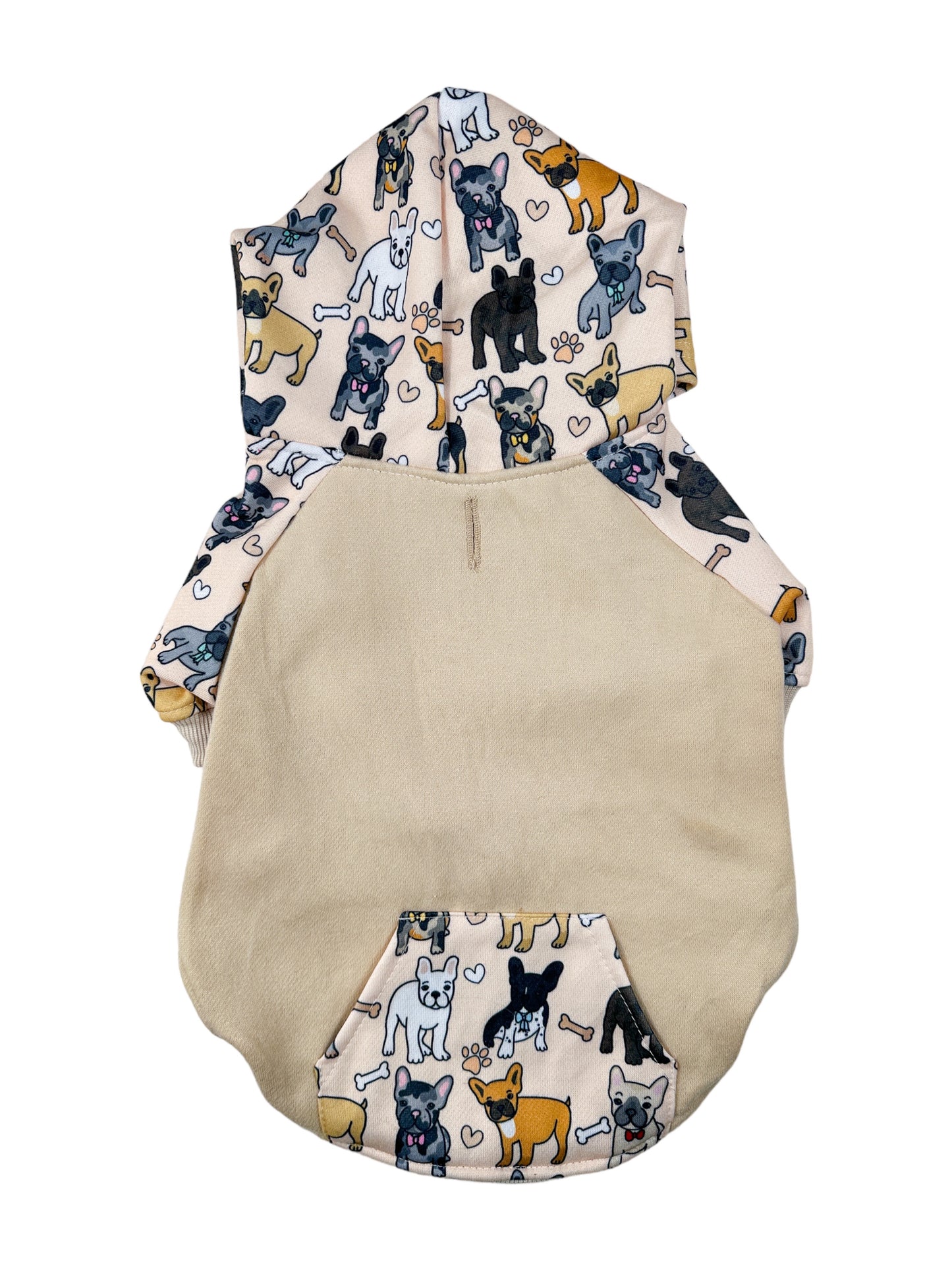 The French Bulldog Dog Hoodie - Beige