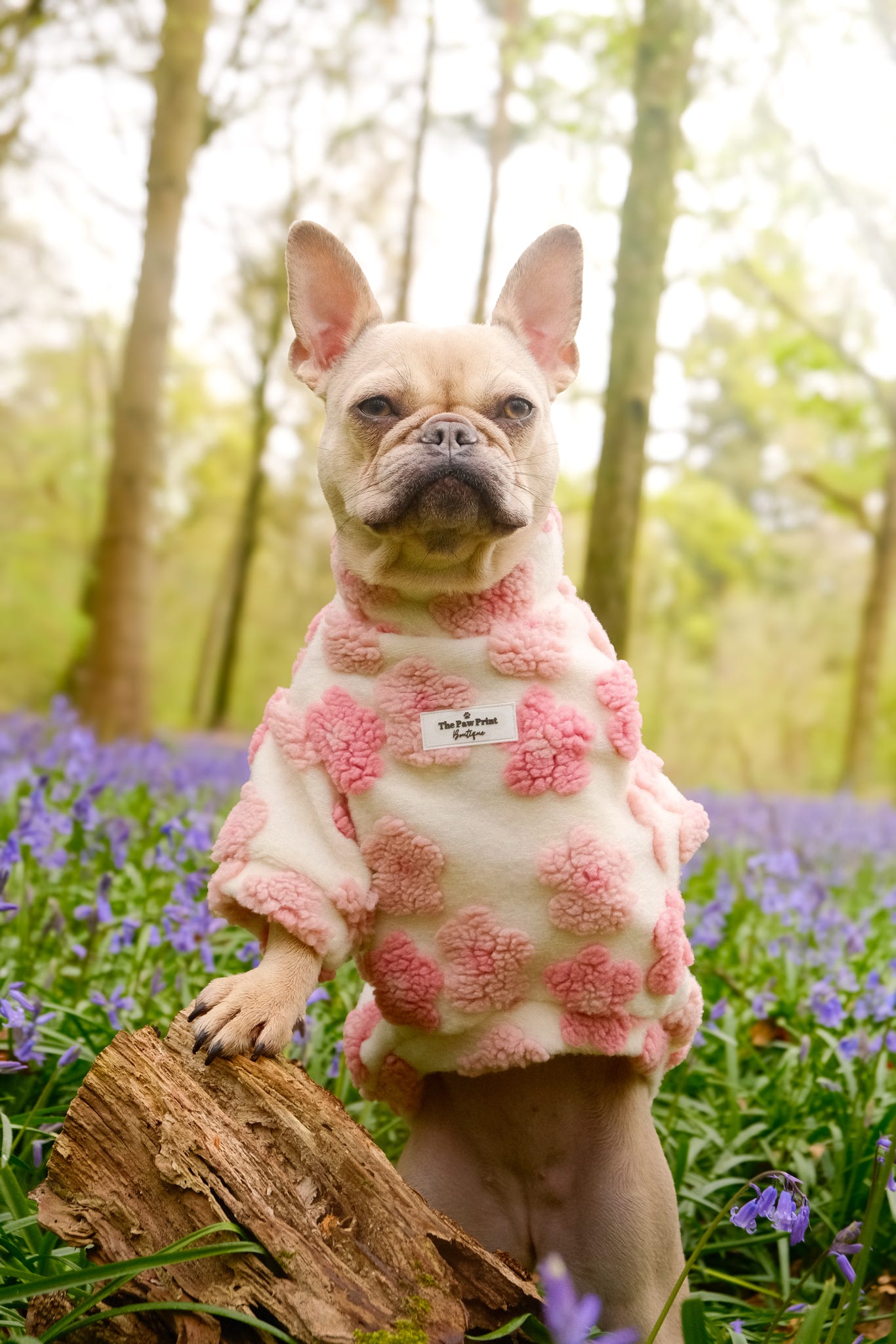 The Peony Pink Floral Fleece