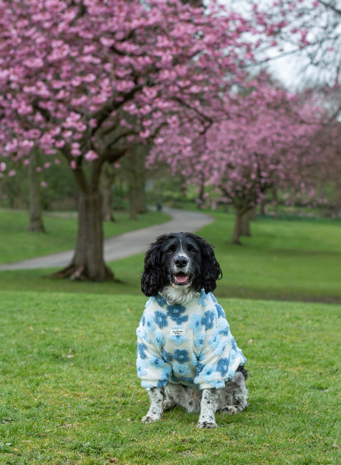 The Bluebell Blue Floral Fleece