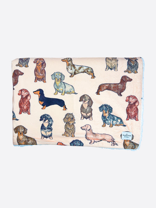 The Dachshund Dog Blanket