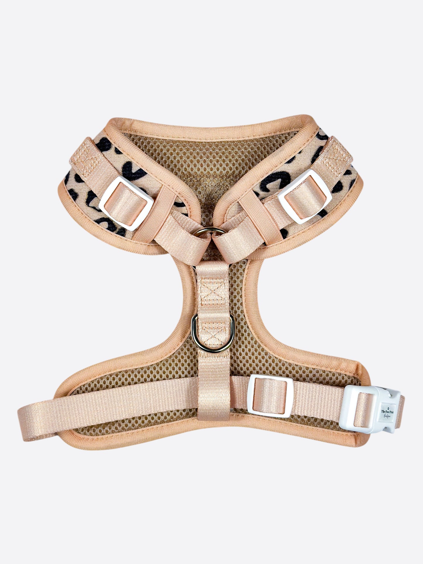 The Luxe Leopard (Beige) Adjustable Harness