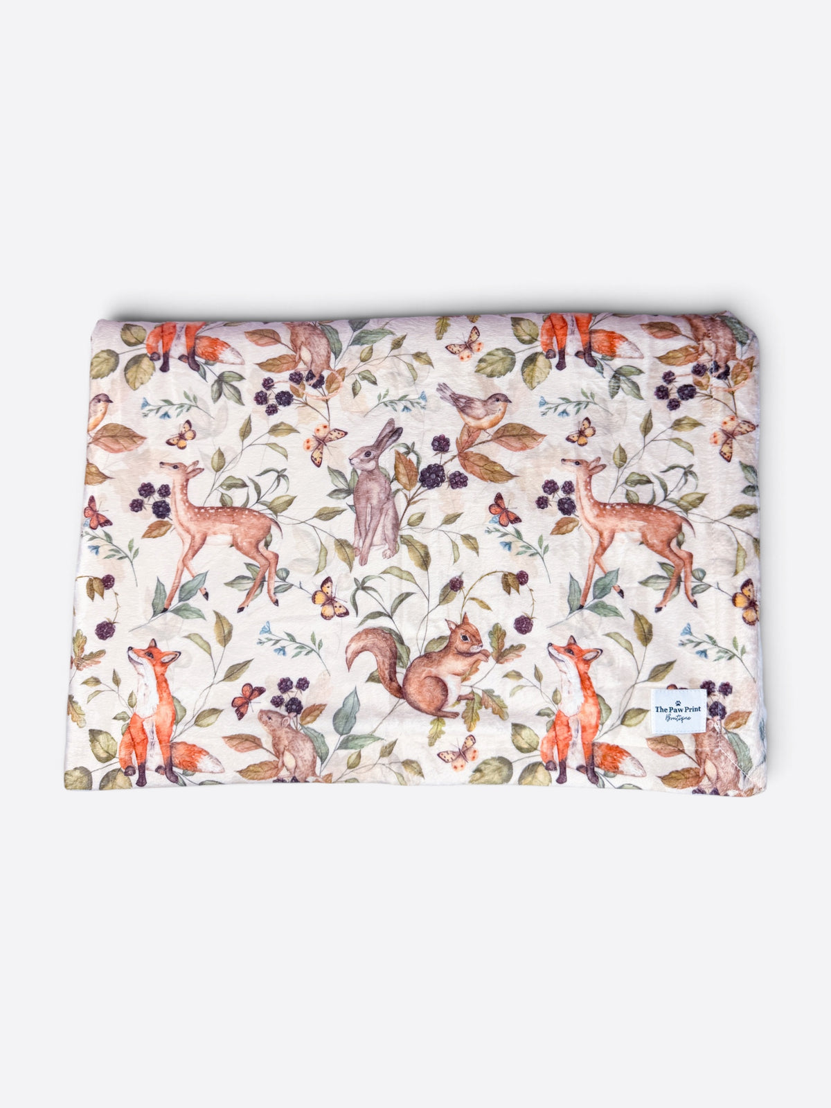 Whimsical Wildlife Dog Blanket