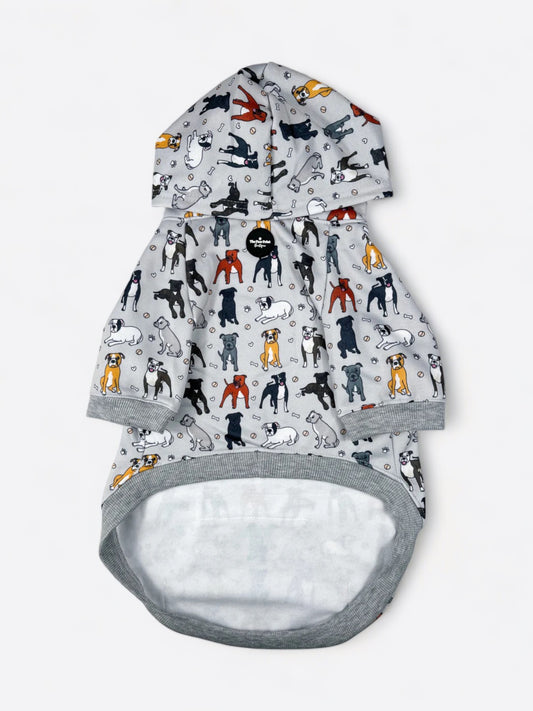 The Staffy Dog Hoodie - All Over Print