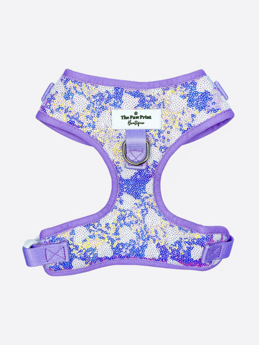 The Sassy in Sequins - Lilac Adjustable Harness