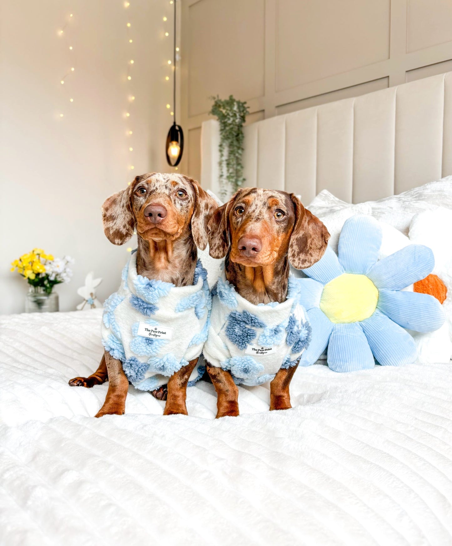 The Bluebell Blue Floral Fleece