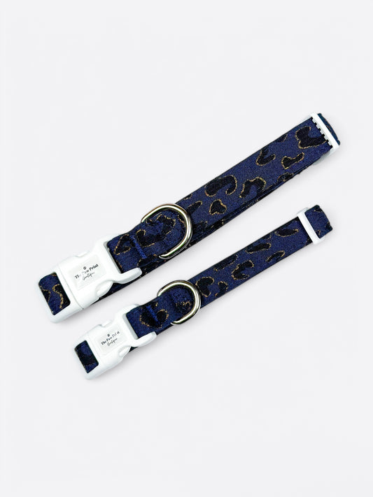 The Luxe Leopard (Navy) Collar