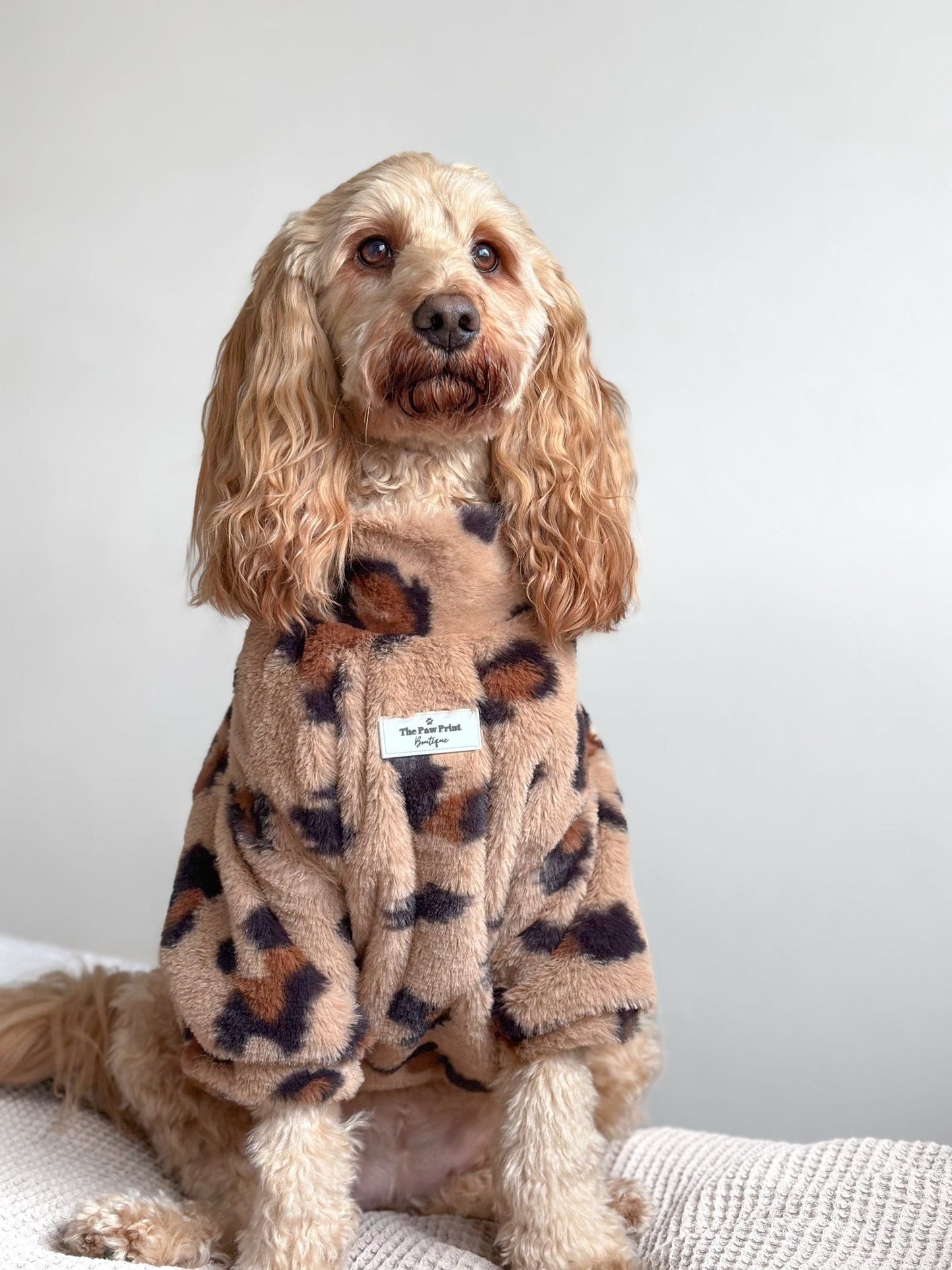 The Leopard Print (Brown) Fluffy & Fabulous Fleece