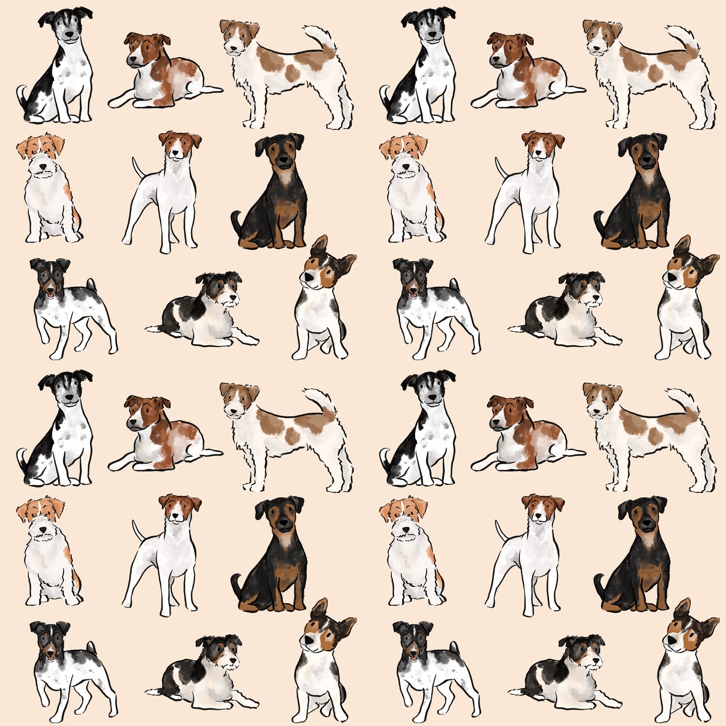 The Jack Russel Dog Walking Bag