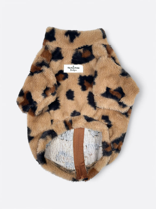 The Leopard Print (Brown) Fluffy & Fabulous Fleece