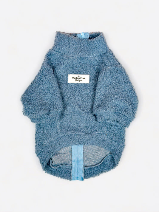 Teddy Fleece - Dusky Blue