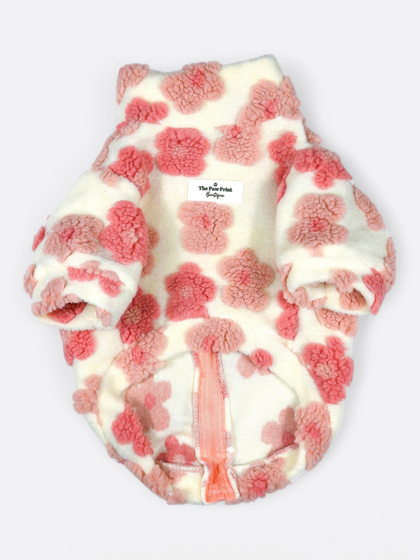 The Peony Pink Floral Fleece