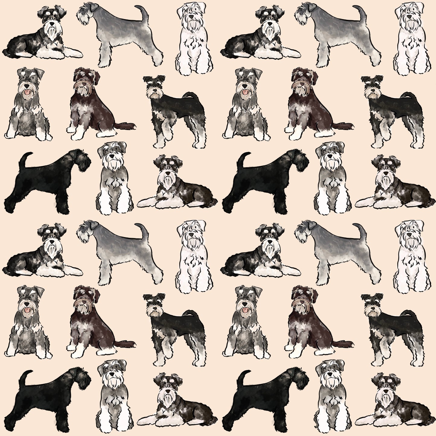 The Schnauzer Dog Walking Bag