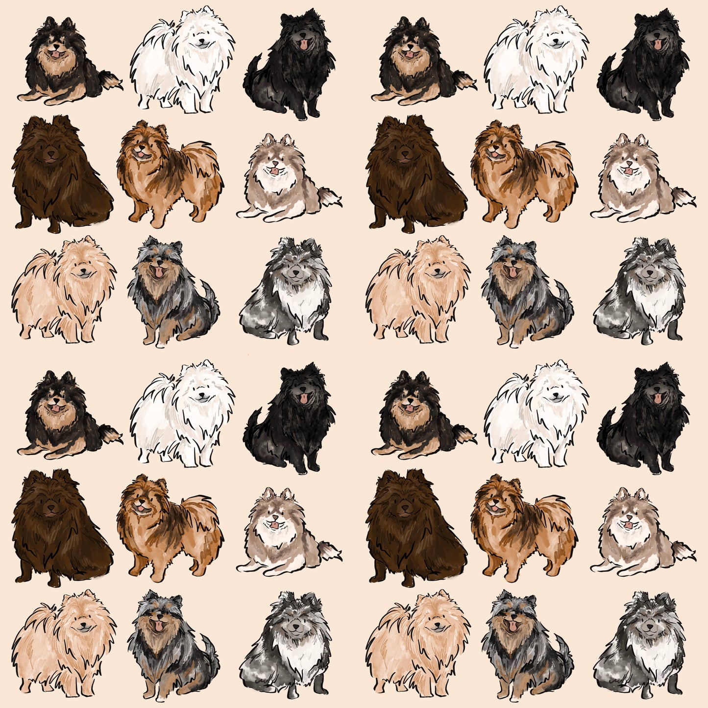 Pomeranian Dog Blanket