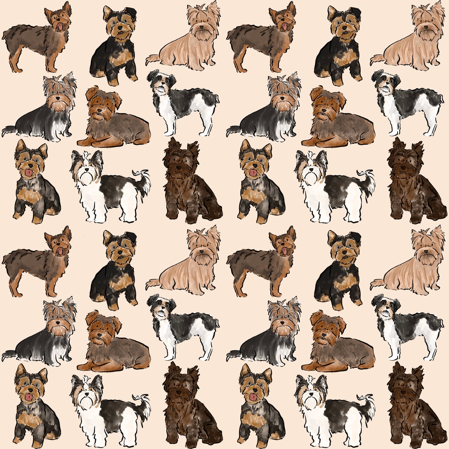 Yorkie Dog Blanket