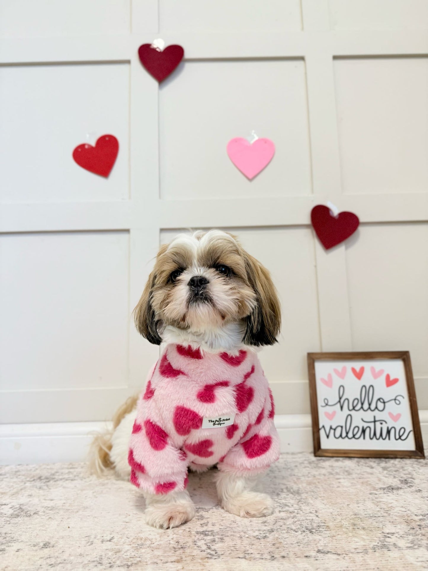 The Love Hearts Fluffy & Fabulous Fleece - Pink