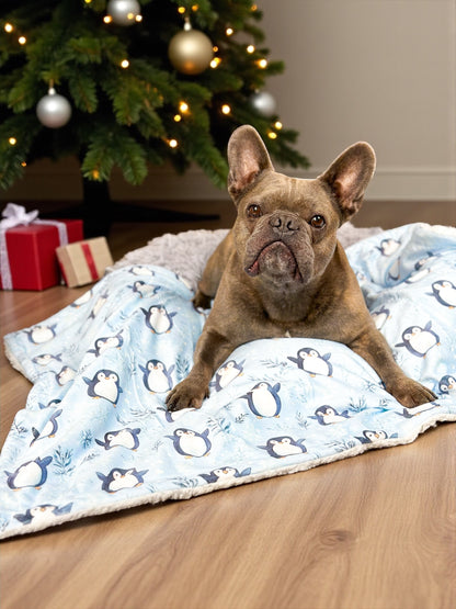 Percy Penguin Dog Blanket