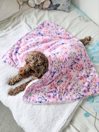 Butterfly Bliss Dog Blanket