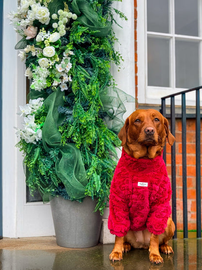 The Roses Fleece - Red