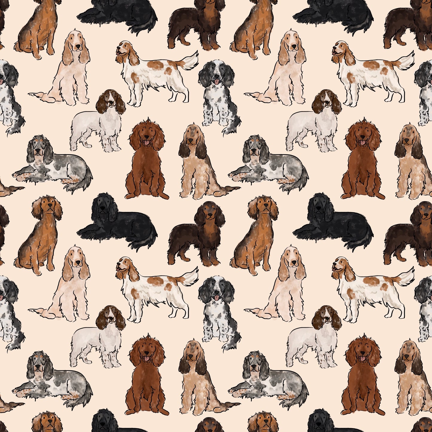 The Spaniel Human Blanket
