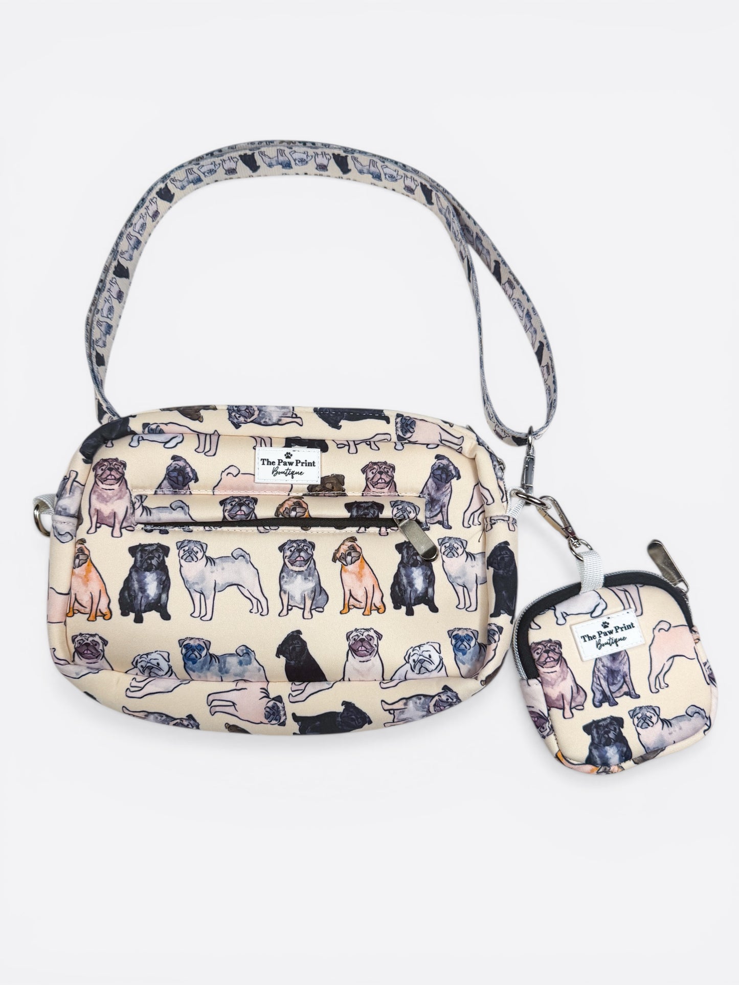 The Pug Dog Walking Bag