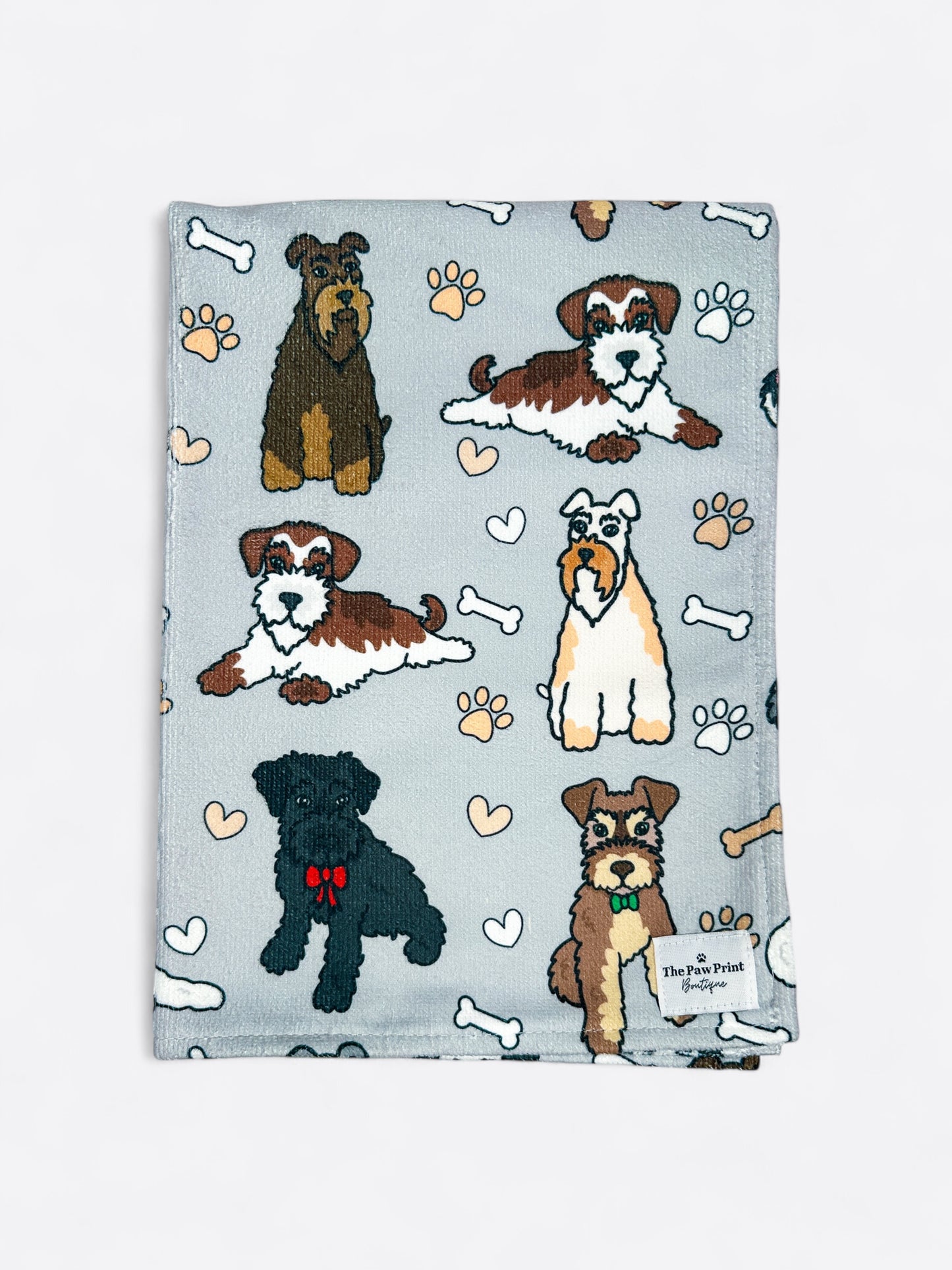 The Schnauzer Dog Towel