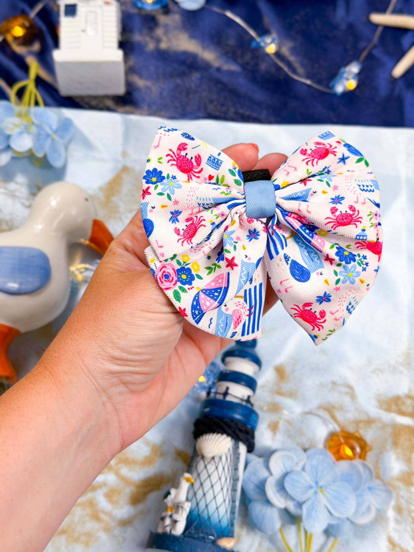 Santorini Seagulls Bow Tie