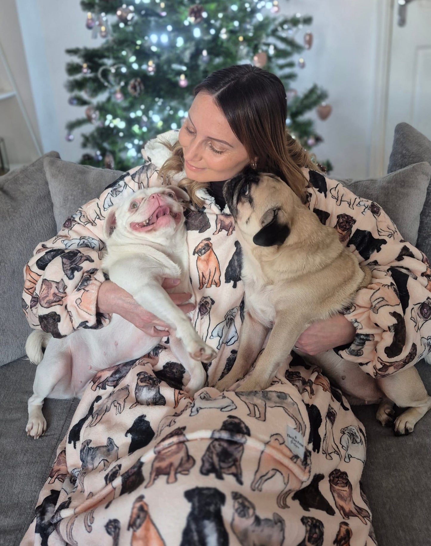 The Pug Snuggle Hoodie