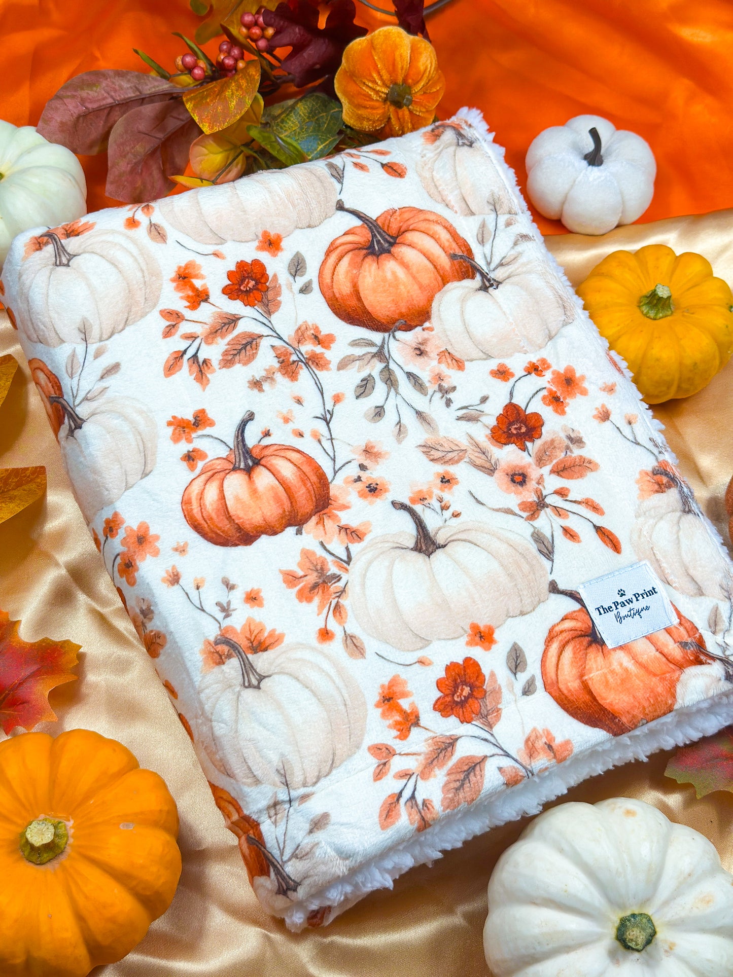 Pupkin Patch Dog Blanket