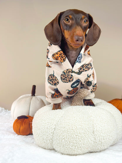 Leopawrd Pupkins Hoodie (All over Pumpkins)