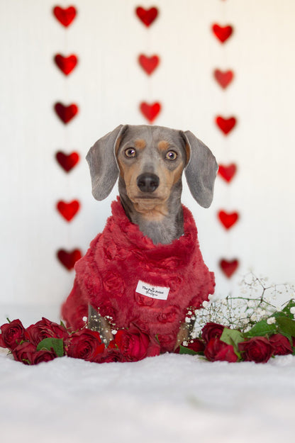 The Roses Fleece - Red