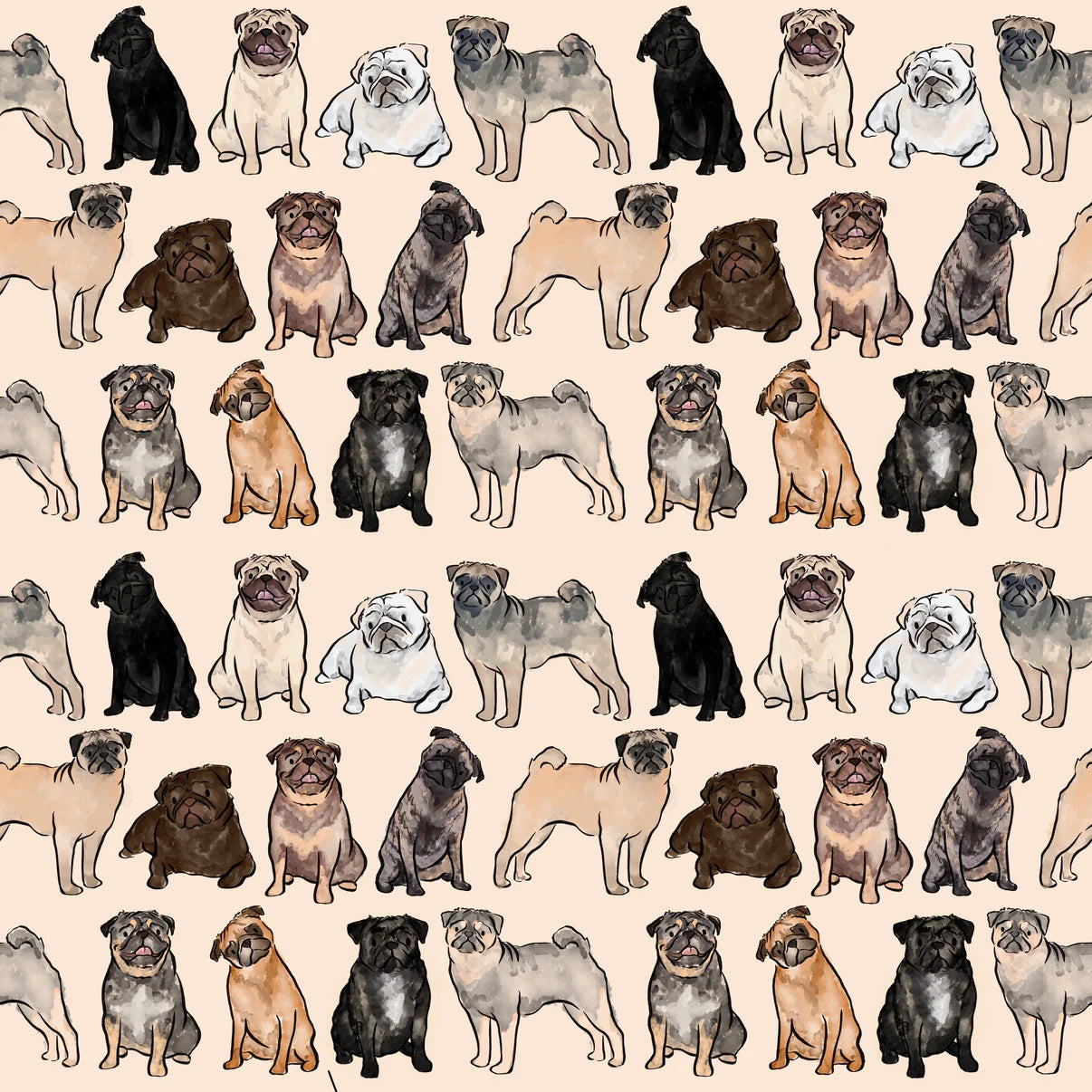 The Pug Dog Walking Bag