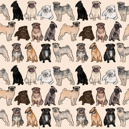 The Pug Dog Walking Bag