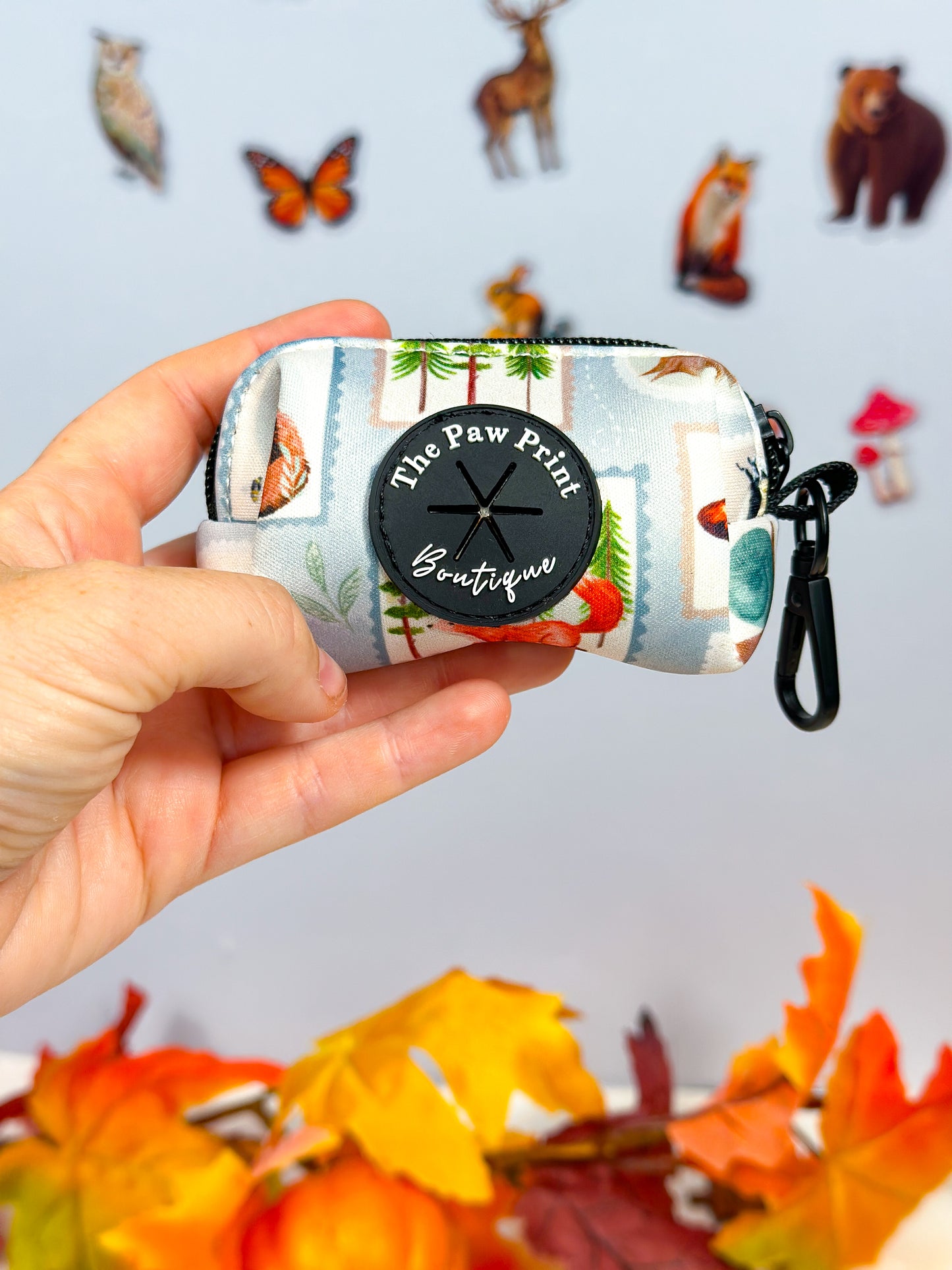 The Woodland Stamps Poo Bag Holder