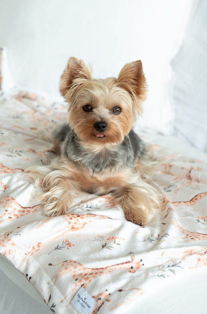 The Graceful Giraffe Dog Blanket