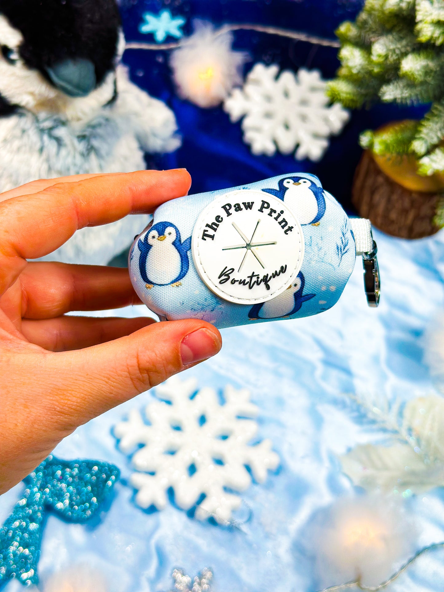 Percy Penguin Poo Bag Holder